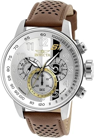 Invicta Men's 19286 S1 Rally Analog Display Swiss Quartz Brown Watch