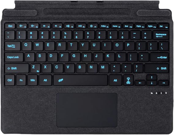 Type Cover for Microsoft Surface Pro 13 inch, Compatible with Surface Pro 13"(11th Edition) / Pro 11 / Pro 10 / Pro 9 / Pro 8 / Pro X, Portable Slim Bluetooch Keyboard with Touchpad, Pen Holder