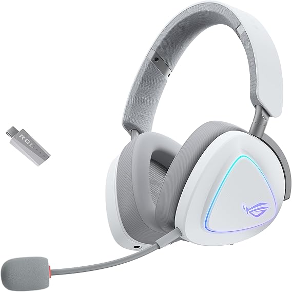 ASUS ROG Delta II Tri-Mode Wireless Gaming Headset - White