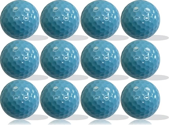 Light Blue Golf Balls 12 Pack Elevate Your Game with Elegance