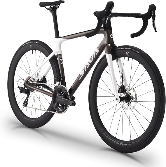 SAVADECK Hawkeye SLR7S Carbon Road Bike, T800 Carbon Fiber Frame Racing Bicycle with Shimano 105 R7120 24 Speed Groupset and Hydraulic Disc Brakes, Ultra-Light Carbon Bike
