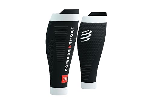 COMPRESSPORT R2 3.0 Compression Calf Guards - Black - T1, Black, T1