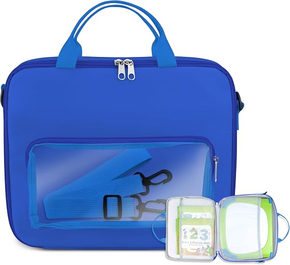 Case for Leapfrog LeapStart 3D Interactive Learning System, Blue | 9.2 x 6.7 x 1.2 inches, Handle, Shoulder Strap Adjustable and Detachable