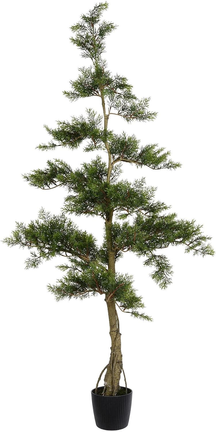 Vickerman 5 Artificial Potted Cedar Tree with 323 Leaves