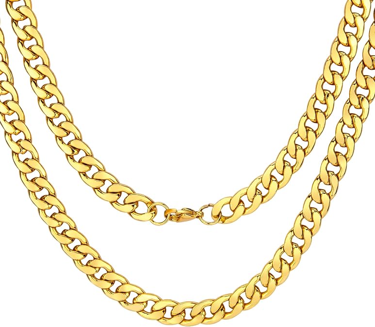 AHIER Halloween 20" Gold Chain Necklace for Men