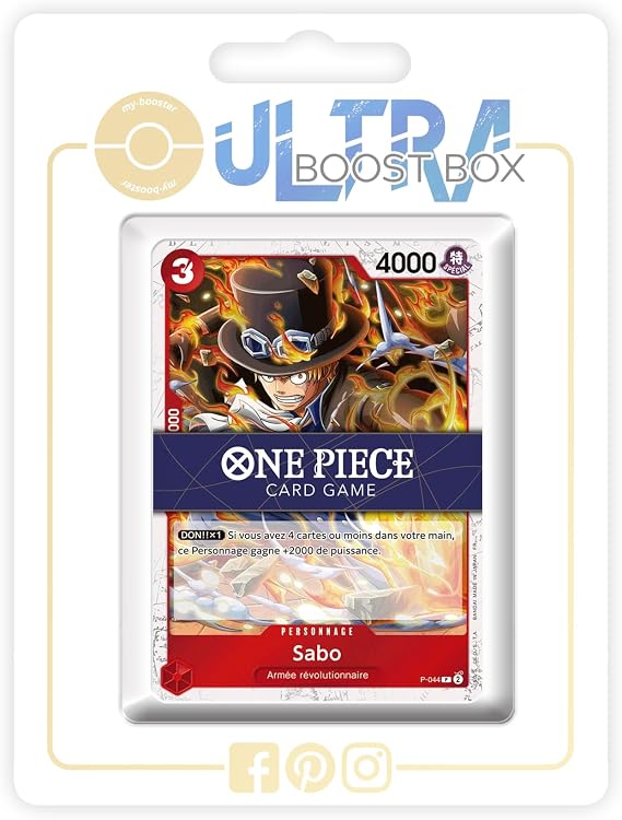 Sabo P-044 Foil Rare - my-booster X One Piece The Best Vol.2 (PRB-02) - Box of 10 One Piece French Cards