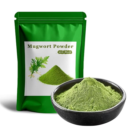 Natural Mugwort Powder,14oz,Fine Grain,Caffeine-Free Matcha Replacement
