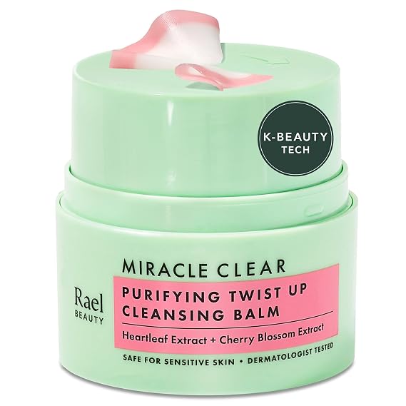 Rael Miracle Clear Facial Cleanser Face Wash (Cleansing Balm, 1.69 oz)