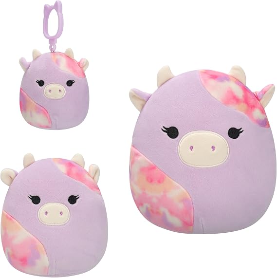 Squishmallows Original Suri Sunset Cow 3-Pack (3.5in, 5in, 8in) Official Jazwares Plush