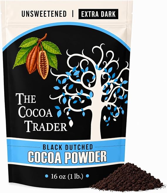 The Cocoa Trader Dutch Processed Black Cocoa Powder