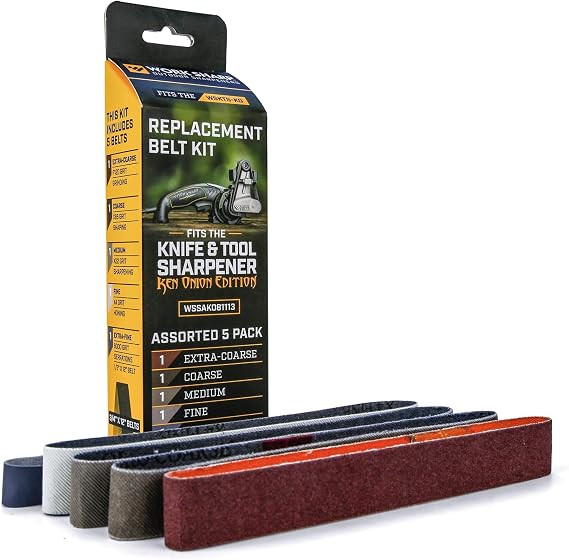 Work Sharp WSSAKO81113 Assorted Belt Kit