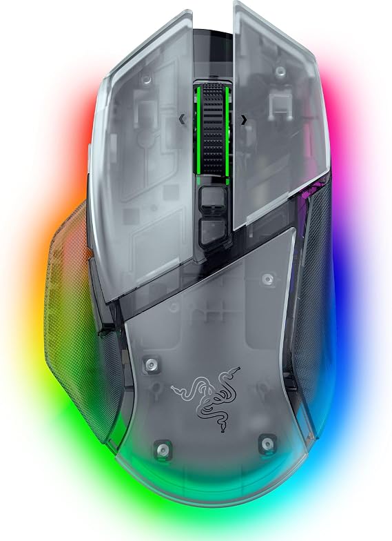 Razer Basilisk V3 Pro 35K Wireless Gaming Mouse, Phantom White