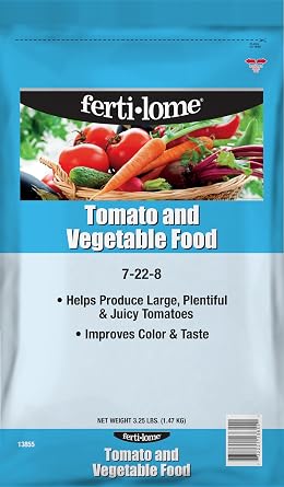 Fertilome (13855) Tomato and Vegetable Food 7-22-8 (3.25 lbs.)