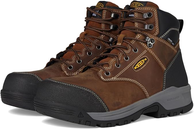 KEEN Utility Men's Evanston Composite Toe Waterproof Insulated Work Boots