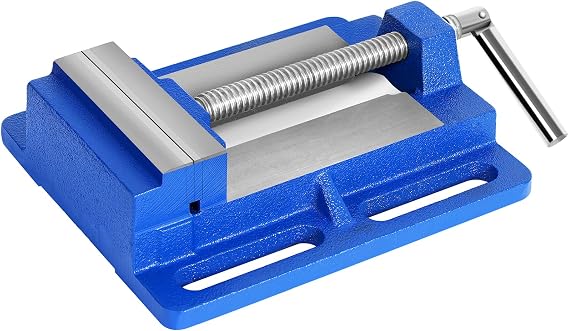Forward Q196A 6 Inch Drill Press Vise Portable Bench Vise with Slotted Base