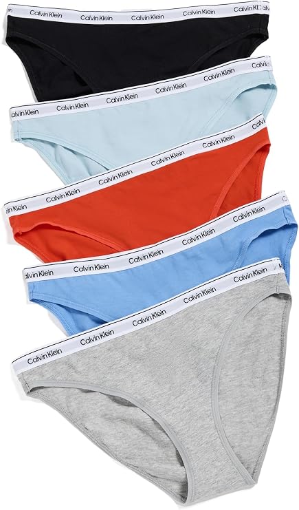 Calvin Klein womens Modern Logo Bikini 5-pack