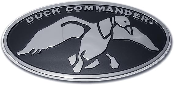 Elektroplate Duck Commander Bright Chrome Car Emblem