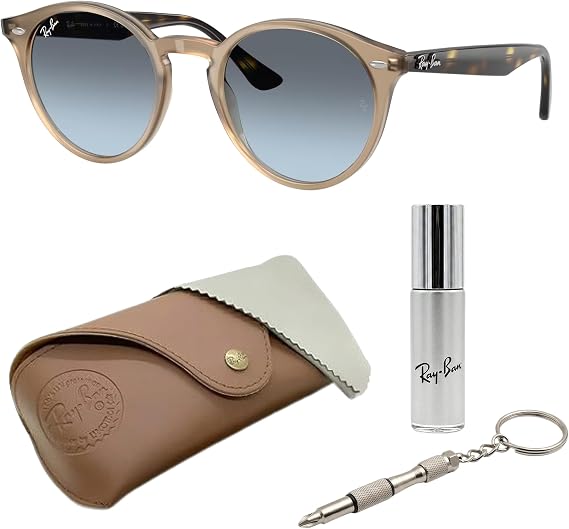 Ray-Ban RB2180 Round Shape Sunglasses with Official Eyewear Kit