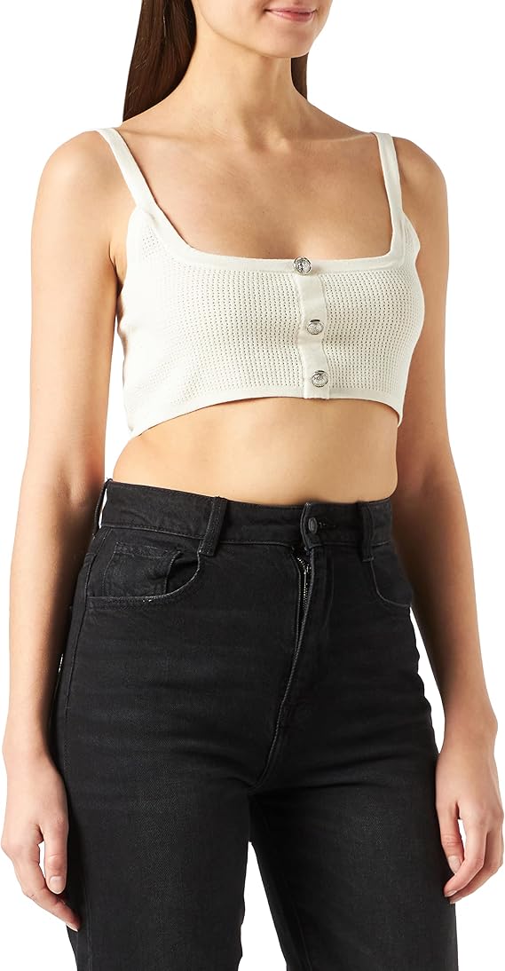 Pinko Womens Teruel Top, M, White