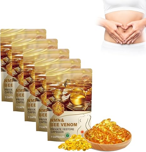 Bee Venom Ginger Oil Capsules Ginger Capsules Bee Venom Natural Repair Vaginal Capsules (5Bags)