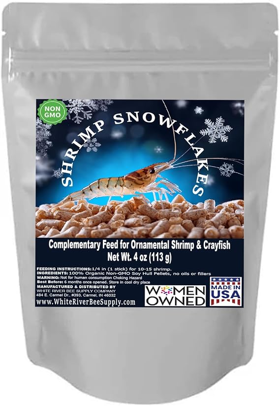 Shrimp Snowflakes & Shrimp Food (4 oz/113.4g)