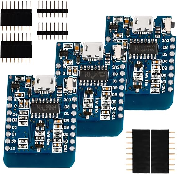 Diymore 3PCS D1 for ESP8266 Mini Board NodeMCU WiFi for ESP8266-12F CH340G WLAN Micro USB Module