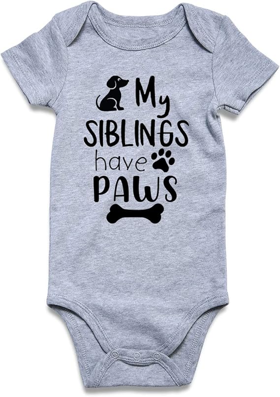 Funnycokid Baby Boys Girls Bodysuit Funny Newborn Romper Short Sleeve Infant Neutral Outfits 0-12 Months