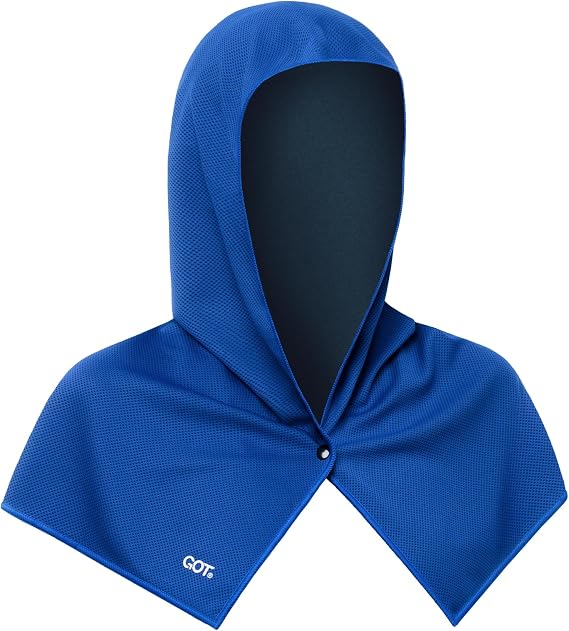 GOT Sports Cooling Hoodie Towel - Instant Cool UV Protection Men Women