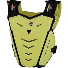 Ridbiker Motorcycle Armor Vest Motorcycle Riding Chest Armor Back Protector Armor Motocross Off-Road Racing Vest,Yellow