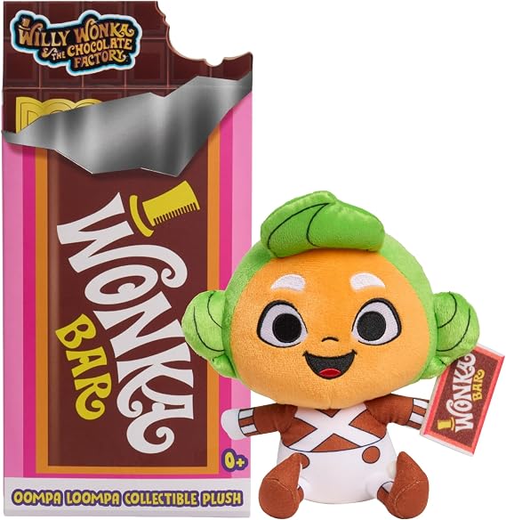 Willy Wonka Oompa Loompa Collectible Plush, Scented Mystery Box, 6.5 inches, Chocolate Factory Character