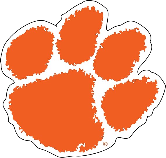 Clemson Tigers Magnet (ORG PAW Magnet (3",4",6",12",18"), 4 in)