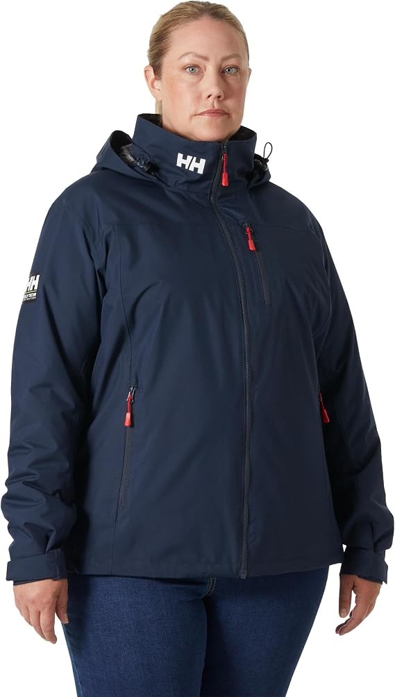 Helly Hansen Women's Crew Hooded Mid Plus Jacket 2.0