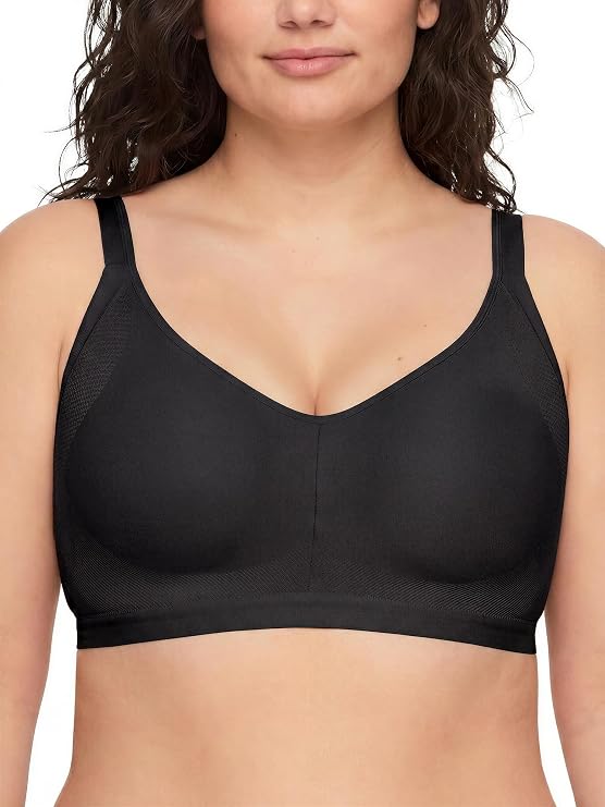 Warners Easy Does It Underarm-Smoothing with Seamless Stretch Wireless Lightly Lined Comfort Bra
