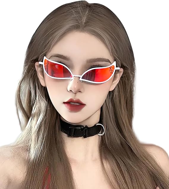 IGnaef Doflamingo Glasses Doflamingo Sunglasses Anime Don Flamingo Costumes for Men Women Joker Cosplay Accessories
