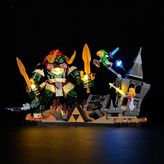 YEABRICKS LED Light Lego-77093 Ocarina of Zelda - Final Battle Building Blocks Model Building Set Not Included