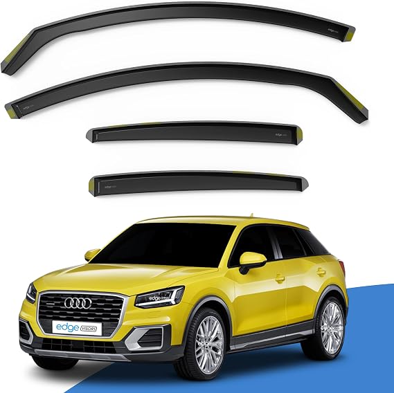 EdgeVisors Wind Deflectors Audi Q2 MK1 5Dr SUV 2016+ 4pc