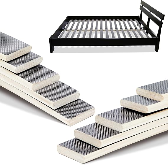 Sintuff 5 Pack Wooden Slats Bed Slats Replacement for Twin, Full, Queen