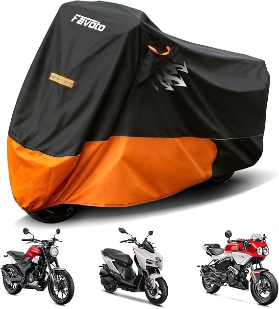 Favoto Motorcycle Cover for Harley Davidson Heavy Duty 420D Oxford
