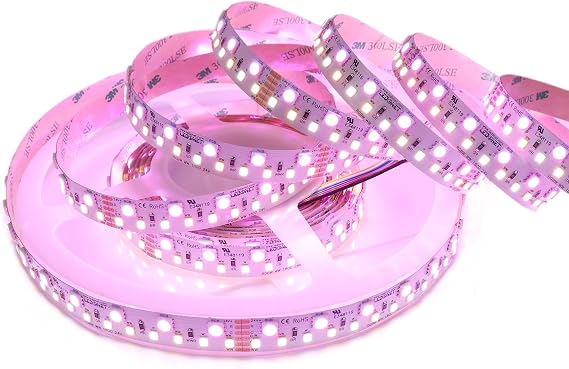 LEDENET SMD 5050+2835 Double Row RGB+CCT LED Strip Lights Tunable White RGB | Flexible LED Tape DC 24V 900LEDs 16.4Ft RGBWW RGBCCT Ribbon Lamp Indoor for Bedroom Home Bar Christmas Party Lighting