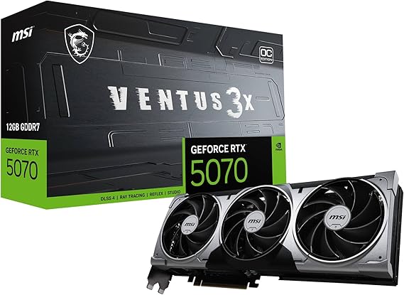 MSI GeForce RTX 5070 12G VENTUS 3X OC