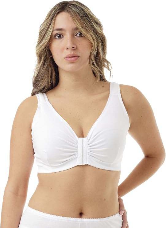 Underworks Women's Sleep and Leisure Bra 3-Pack White