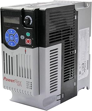 25B-D010N104 PowerFlex 525 AC Drive, with Embedded EtherNet/IP and Safety, 480 VAC, 3 Phase, 10.5 Amps 4 kW Normal Duty; 4 kW Heavy Duty, Frame B, IP20 NEMA/Open Type