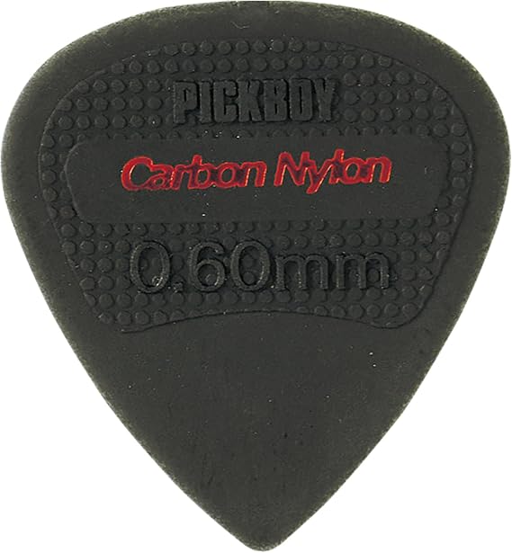 Pickboy Edge, Sharp Tip, Carbon/Nylon, 0.60mm, 10 picks