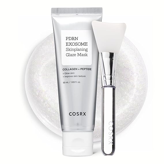 COSRX PDRN EXOSOME Glaze Wrapping Mask with SALMON DNA PDRN, +123% Skin Hydration, Instant Glow, Easy Peel-Off Overnight Mask, Elasticity & Firmness Care, Korean Skin Care, 1.69 fl. Oz
