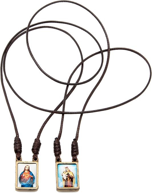 Intercession Metal Catholic Scapular