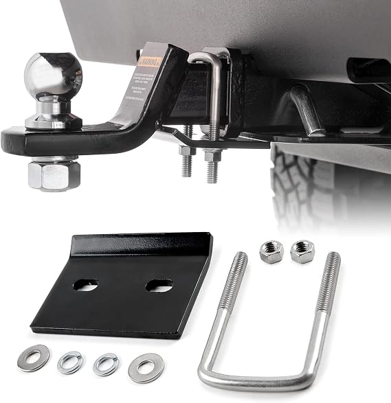TACTIK Hitch Tightener Anti Rattle Stabilizer - for 1.25'' to 2'' Hitches Prevents on Mount Trailers, Cargo Carriers, Bike Racks and More Silver 12019-1010