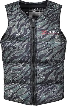 Neoprene Wakesurf Impact Vest for Mens, Designed for Wake Surf and Skimboard, Great for Boating Rafting Surfing All Watersports Activities