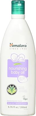 Himalaya Herbal Healthcare Nourishing Baby Oil, 6.76 Fluid Ounce Pack of 12