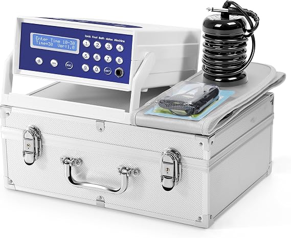 veicomtech Ionic Foot Bath Detox Machine with Heating Belt