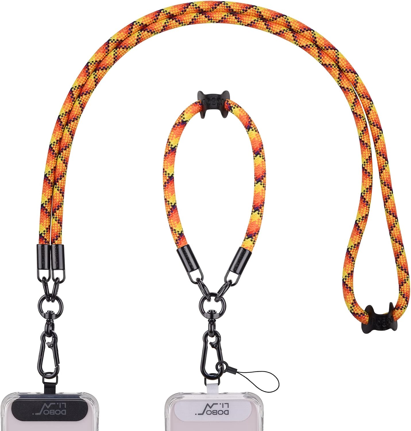 Doboli Phone Lanyard,Phone Strap,Wrist Lanyard,Lanyards For Keys,Keychains For Women,Nylon Adjustable Shoulder Neck,Universal Cell Phone Lanyard for All Smartphone,Travel Essentials 2 Pack